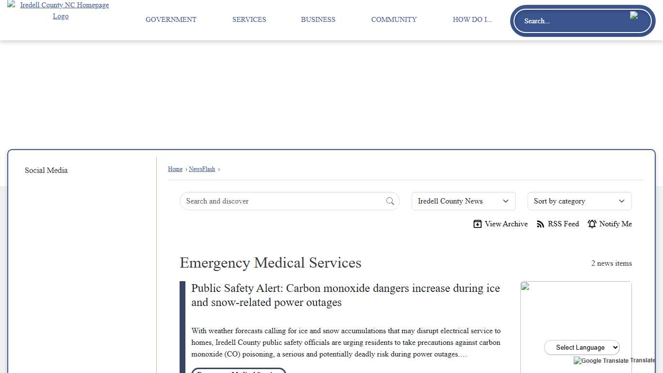 News Flash • Iredell County, NC